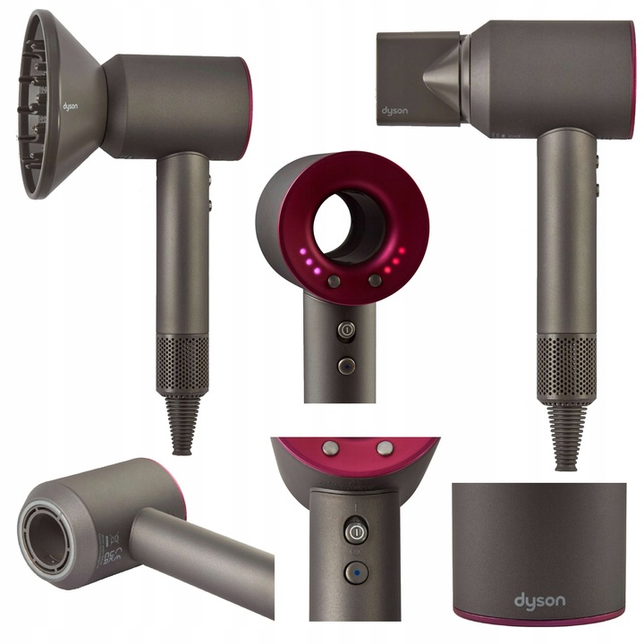 DYSON ZESTAW FRYZJERSKI SUSZARKA PROSTOWNICA SZCZOTKA DO WŁOSÓW CASDON