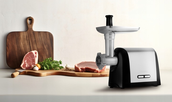 Maszynka do mielenia mięsa ZEEGMA szatkownica nadziewarka kiełbasy 3 sita