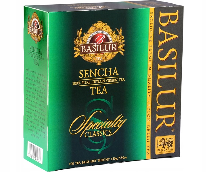 Herbata zielona Basilur Sencha Classics Ceylon - 100 x 1,5 g