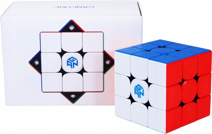ZESTAW ORYGINALNA PROFESJONALNA KOSTKA 3x3x3 GAN 356M KOSTKA 3x3 SPEED CUBE