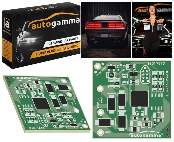 Moduł sterownik separujący sygnał kierunkowskazu od stopu USA do samochodów