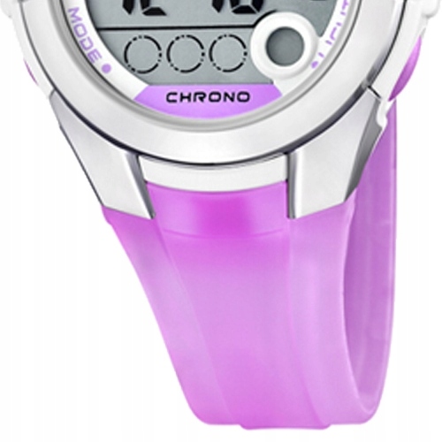 Calypso plastikowy PUR zegarek dziecięcy zegarek na rękę jasnofioletowy