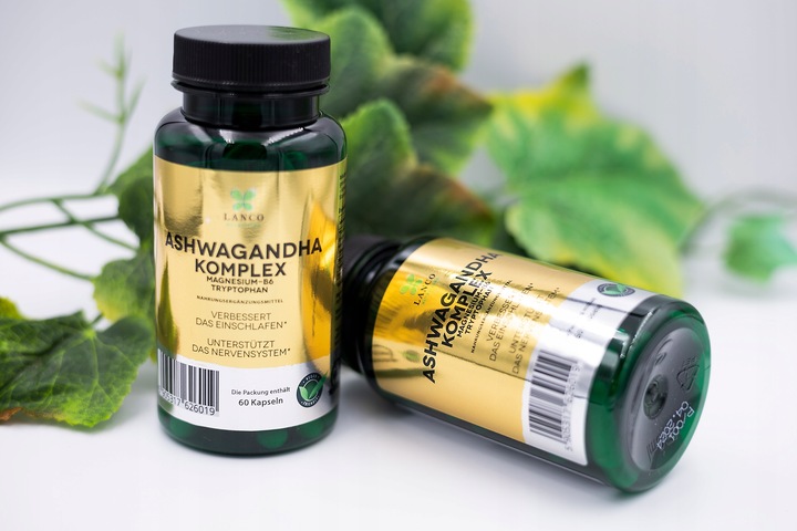 ASZWAGANDA + mocne dodatki - aż 60 kapsułek