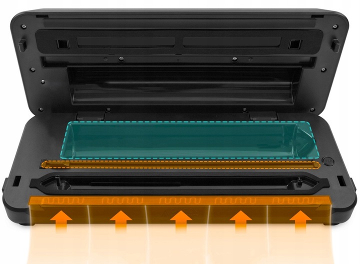 Zgrzewarka próżniowa Pakowarka żywności Automatyczna Roczny zapas folii 26m