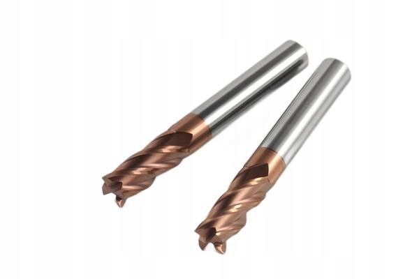 Frez palcowy CNC fi 8 mm x 60 mm HRC 55 VHM widiowy do metalu