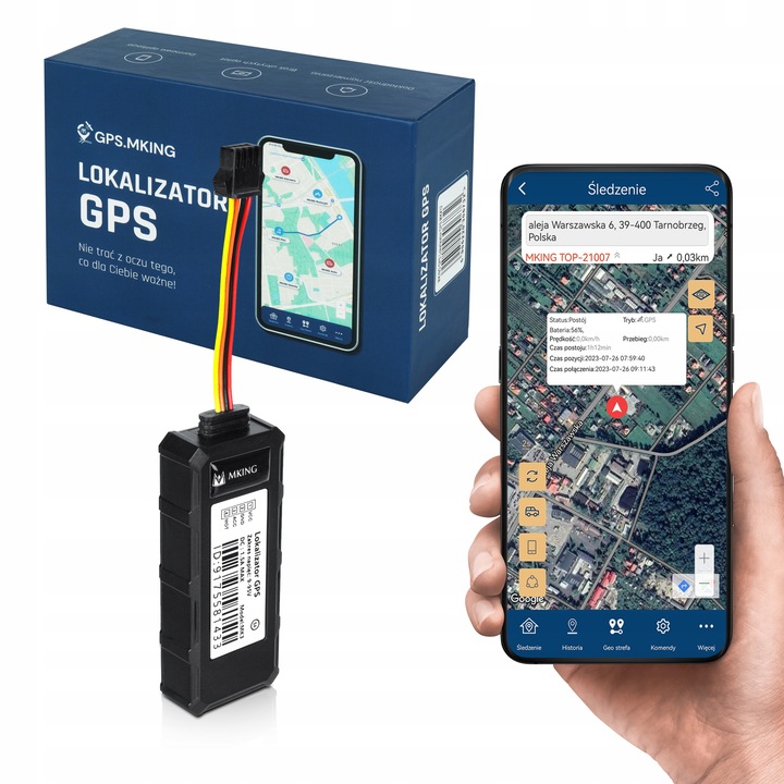 Lokalizator GPS 2G+4G BEZ ABONAMENTU ŚLEDZENIE POJAZDU ŁODZI ODCIĘCIE MK3