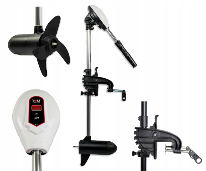 VOLT Polska WICHER 70 zaburtowy silnik elektryczny 800W Biegi 5 przód 3 tył