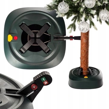 Stojak CHOINKOWY z pedałem nożnym pod choinkę podstawka drzewko pojemnik