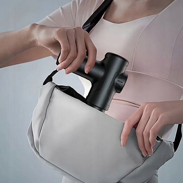 PISTOLET DO MASAŻU MASAŻER DO PLECÓW MIĘŚNI CIAŁA Z WYŚWIETLACZEM LCD