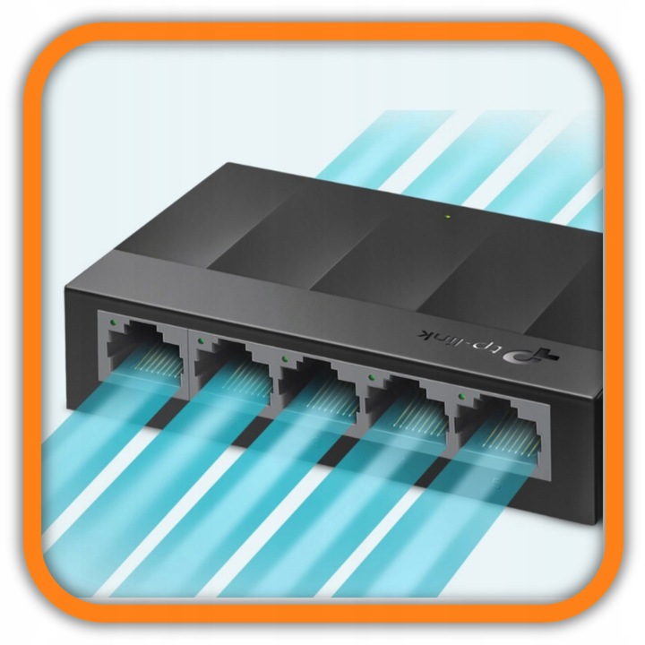 ENERGOOSZCZĘDNY SWITCH Tp-Link LS1005G 5x1GBit 1GB SWITCH SIECIOWY KOMPAKT