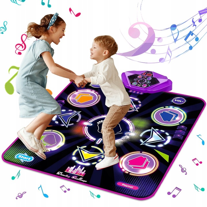 MATA DO TAŃCZENIA MUZYCZNA TANECZNA DLA DZIECI GRA INTERAKTYWNA TAŃCA ZABAW