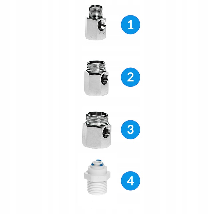 FILTR RO3 OSMOZA AKWARYSTYCZNA 75 GPD RO 3 KOMPLET