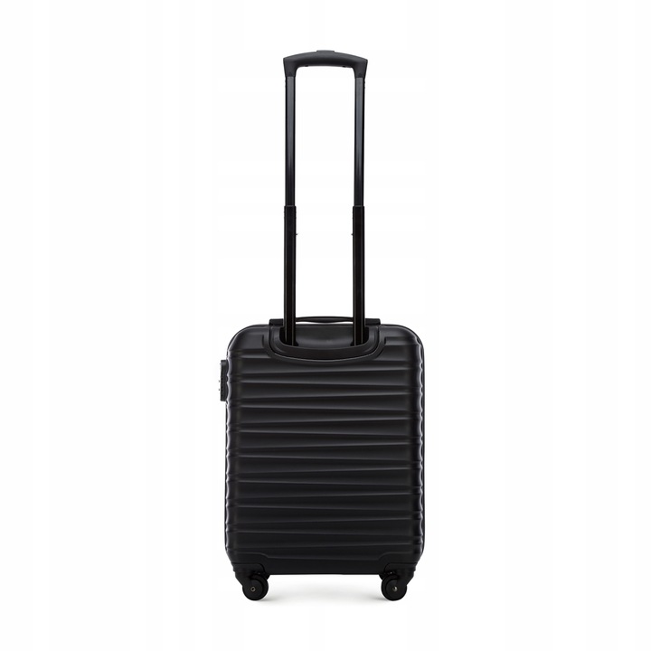 WITTCHEN mała walizka z ABS-u z żebrowaniem czarna