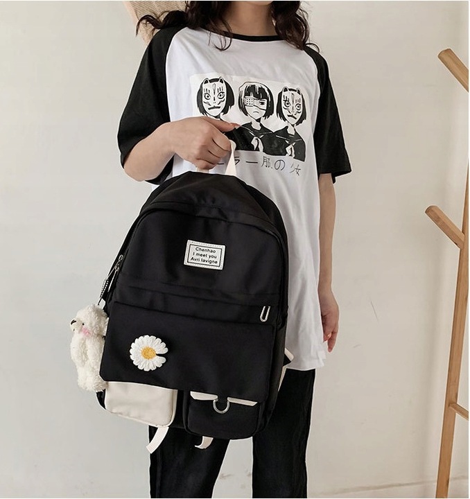 PLECAK SZKOLNY DLA NASTOLATKI KOLORY DUŻY A4 MODNY TORNISTER MŁODZIEŻOWY