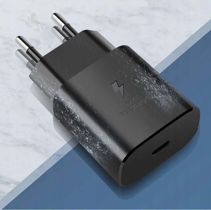 SZYBKA ŁADOWARKA 25W dla SAMSUNG S10 S20 S21 S22