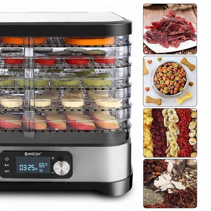 SUSZARKA SPOŻYWCZA PERFECTDRY DUŻA GRZYBÓW OWOCÓW WARZYW ZIÓŁ ŻYWNOŚCI 450W