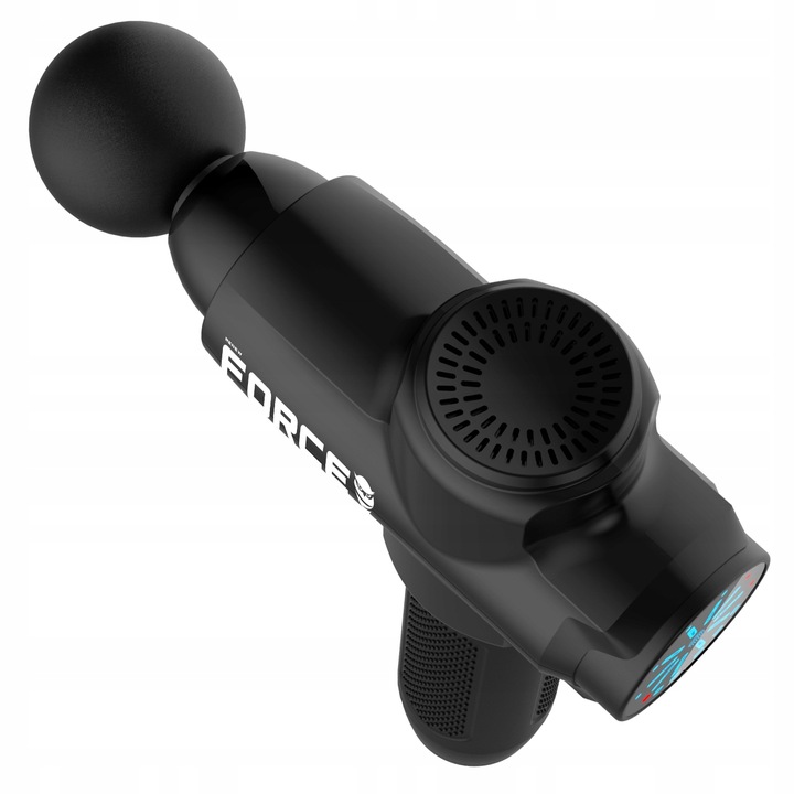 PISTOLET DO MASAŻU masażer do pleców ciała nóg karku stóp +12 KOŃCÓWEK 220W