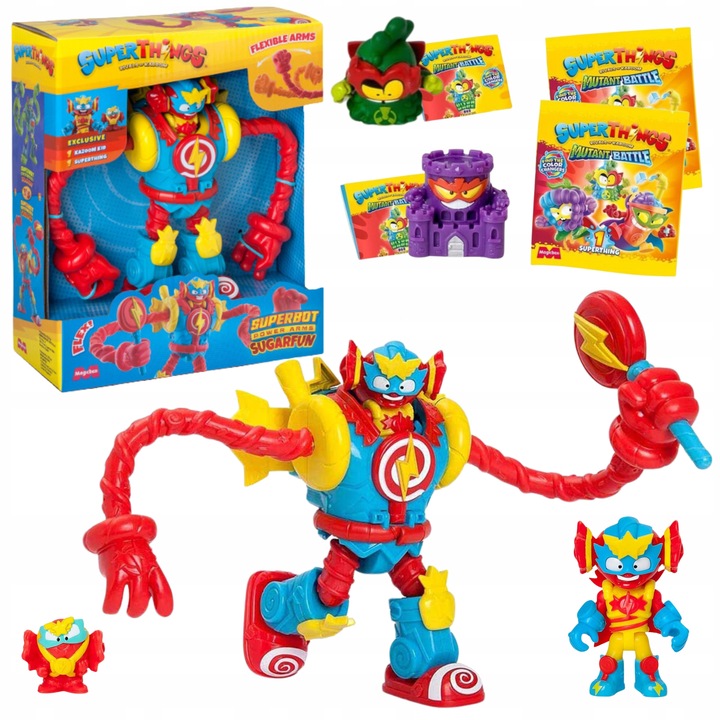 SUPER ZINGS THINGS 11 Robot Superbot SUGARFUN + 2x Saszetka Mutant Battle