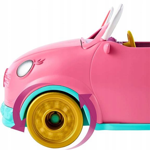 ENCHANTIMALS KRÓLICZKOWÓZ auto dla lalek + LALKA
