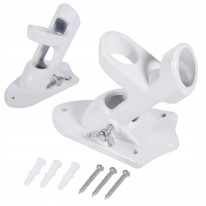 ALUMINIUM UCHWYT DO FLAGI MOCOWANIE POJEDYNCZY 1-RAMIENNY