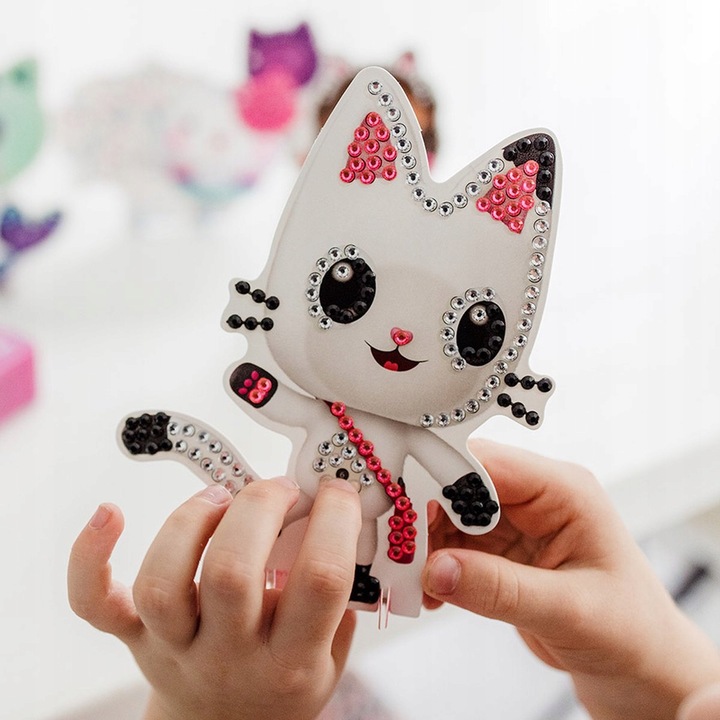 Totum Koci Domek Gabi 3w1 zestaw kreatywny do robienia bransoletek mozaika