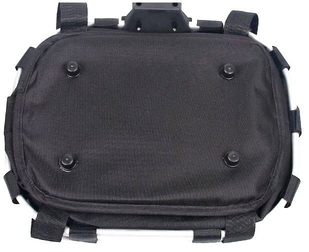 Torba KOSZYK do ROWERU rowerowy PIKNIK czarny