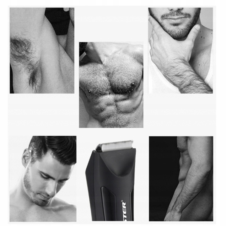 MASZYNKA GOLARKA DO STRZYŻENIA I GOLENIA WŁOSÓW ZAROSTU TRYMER ZESTAW 5W1