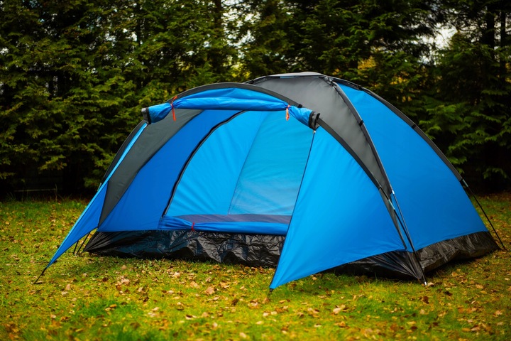 Namiot turystyczny kempingowy DUŻY SOLIDMY 6-osobowy IGLOO 240x290cm