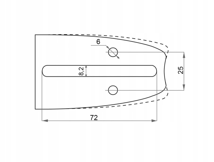 PROWADNICA + 2x ŁAŃCUCH MF 14 / 52 / 3/8 / 1.3mm