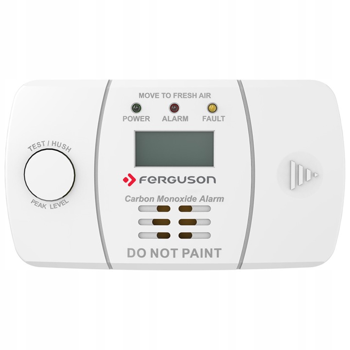 FERGUSON Czujka Czadu i Tlenku Węgla FACO1 - Certyfikowany Czujnik CO