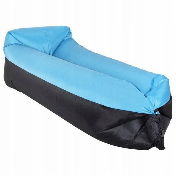 SOFA DMUCHANA Lazy Bag 180x70 cm niebieska ENERO CAMP