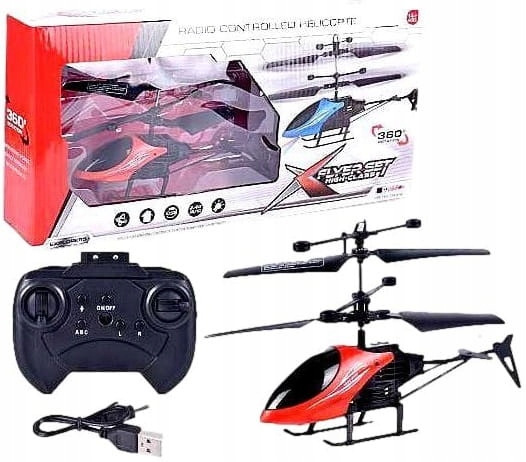 HELIKOPTER ZDALNIE STEROWANY RC SAMOLOT + PILOT