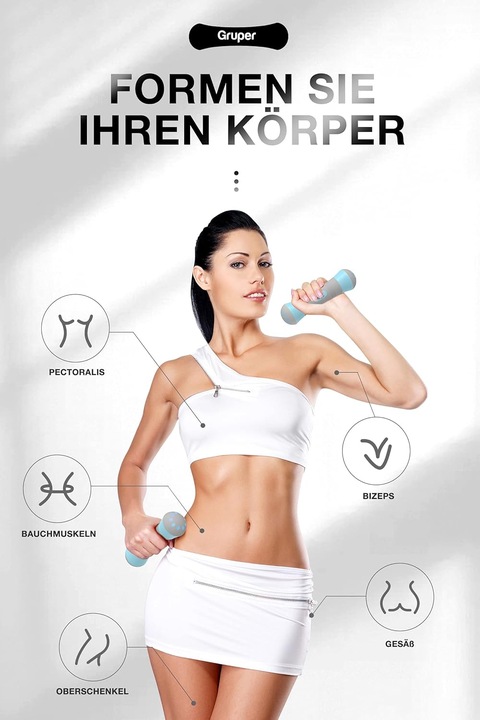 HANTLE REGULOWANE 2 X 2 KG GRUPER ZESTAW STAL ANTYPOŚLIZGOWE SOLIDNE 4 KG