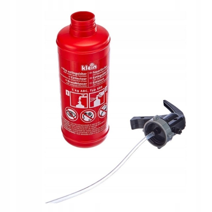 KLEIN ZABAWKOWA GAŚNICA STRAŻACKA Z POMPKĄ NA WODĘ DLA DZIECI +3LAT 500 ml