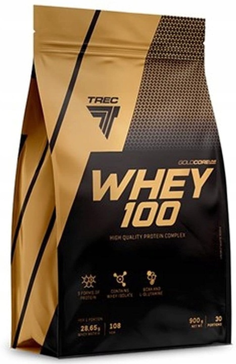 TREC GOLD WHEY 100 900G COOKIES WPC WPI WPH