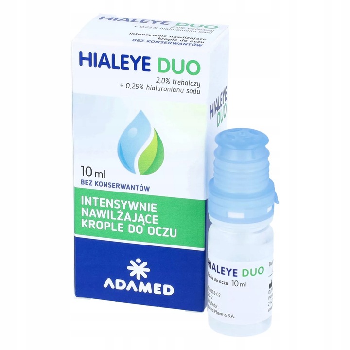 HIALEYE DUO Intensywnie nawilżające krople do oczu 10 ml