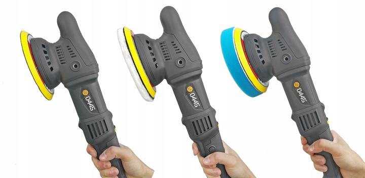 POLERKA SAMOCHODOWA SZLIFIERKA MIMOŚRODOWA DA + 4x GĄBKA +PASTA MENZERNA X3