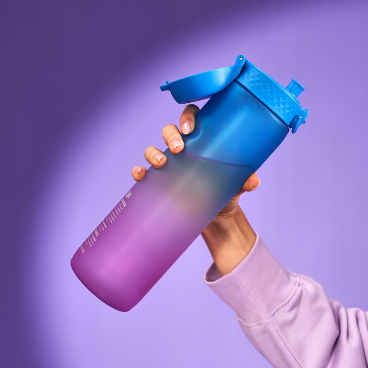 Butelka Bidon na wodę z miarką motywującą do picia wody BPAfree ION8 1 l