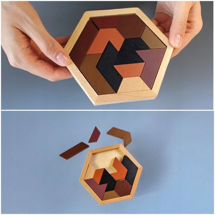 LOGIC BOX duży zestaw łamigłówek retro prezent książka urodziny dla dziecka