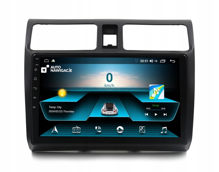 RADIO NAWIGACJA GPS SUZUKI SWIFT 2004-2010 ANDROID
