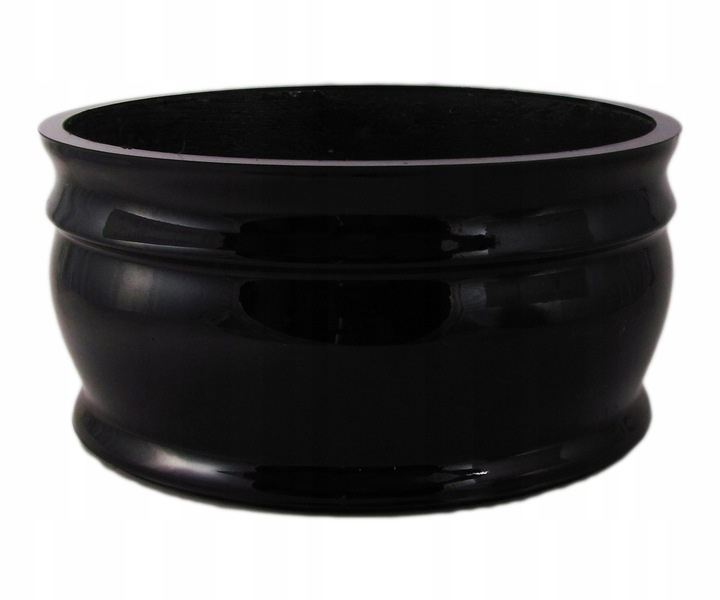 Misa nagrobkowa czarna donica na grób nagrobna na cmentarz 27cm