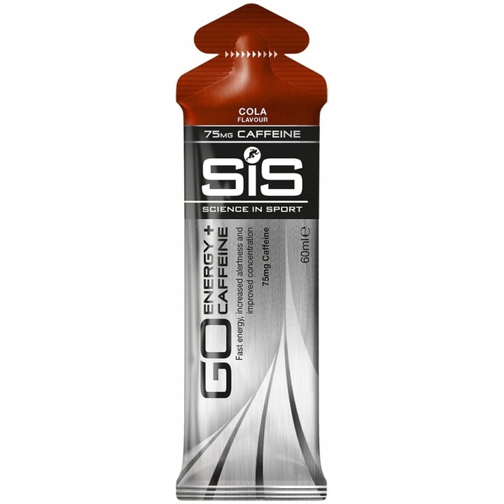 SIS ŻEL ENERGETYCZNY ENERGY+CAFFEINE 10x60ml Cola
