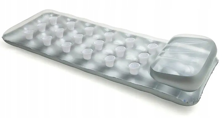 MATERAC DO PŁYWANIA DMUCHANY SREBRNY INTEX 58894