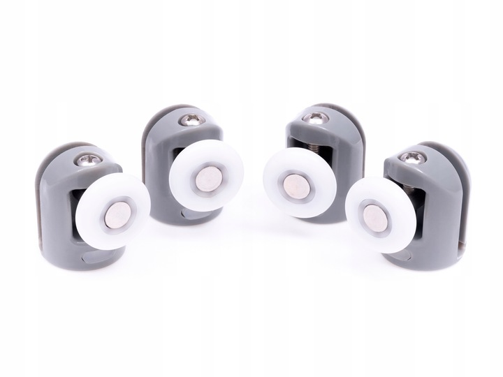 ZESTAW ROLKA POJEDYNCZE ROLKI KÓŁKA DO KABINY PRYSZNICOWEJ KOMPLET 23 MM
