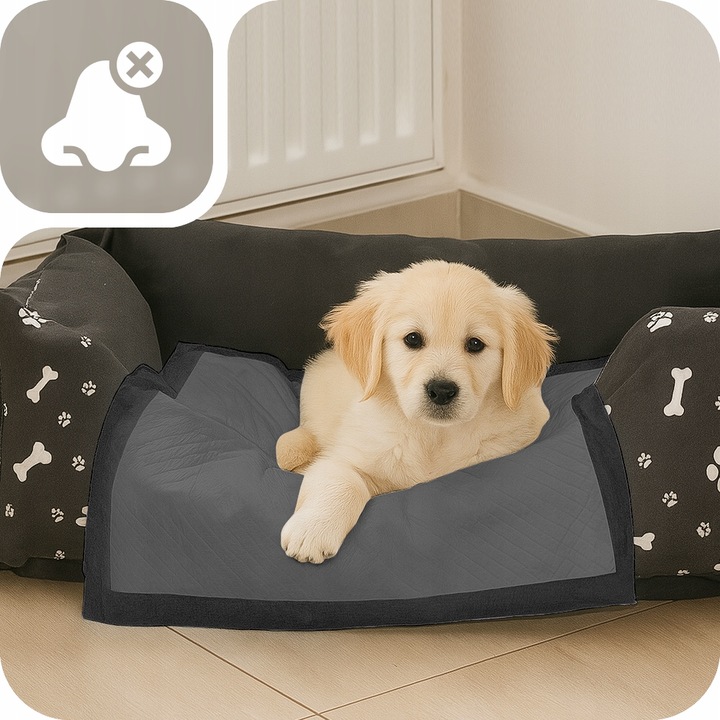 PODKŁADY CHŁONNE HIGIENICZNE MATY JEDNORAZOWE DLA PSÓW 60x60CM 100 SZTUK