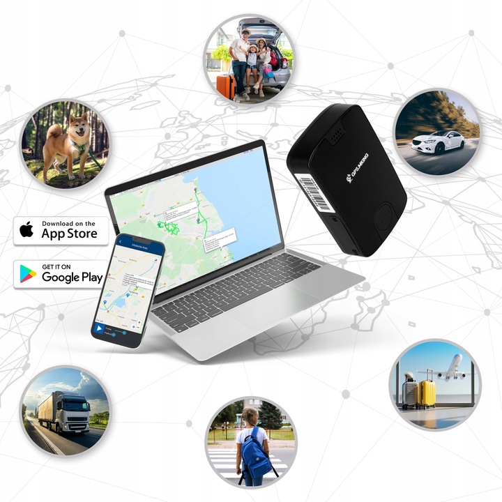 Lokalizator GPS 70 DNI 2G+4G BEZ ABONAMENTU MAGNES ŚLEDZENIE PODSŁUCH MKX59
