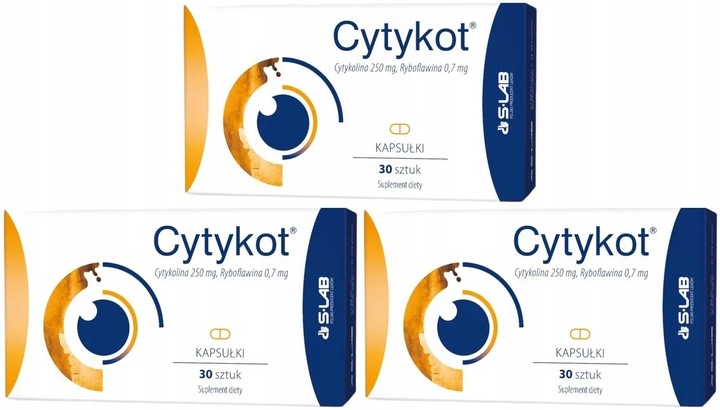 Cytykot Cytykolina Wsparcie Wzroku 30 Kapsułek