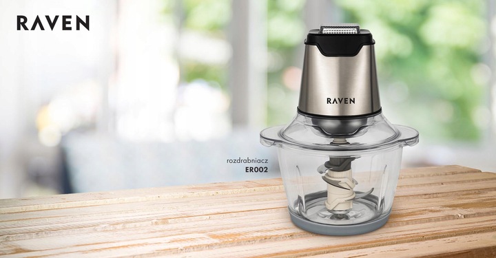 Rozdrabniacz RAVEN 1,2L SZKLANY DO ZMYWARKI 400W