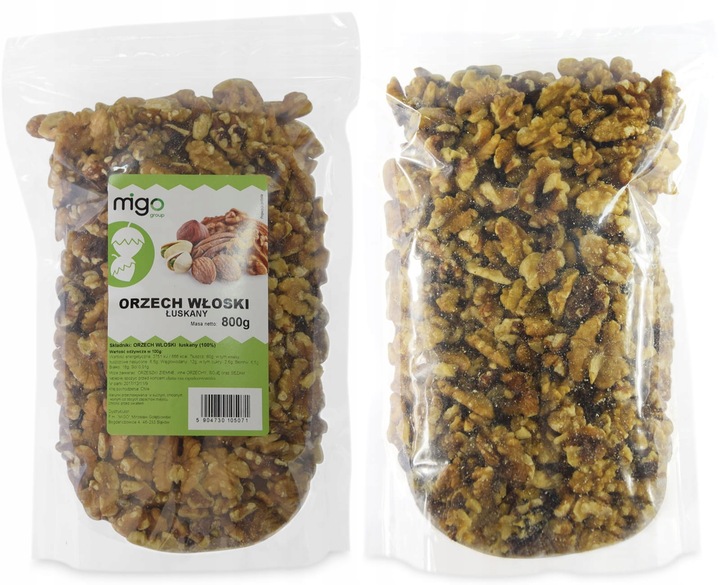 ORZECHY WŁOSKIE Łuskane 0,8 kg Naturalne