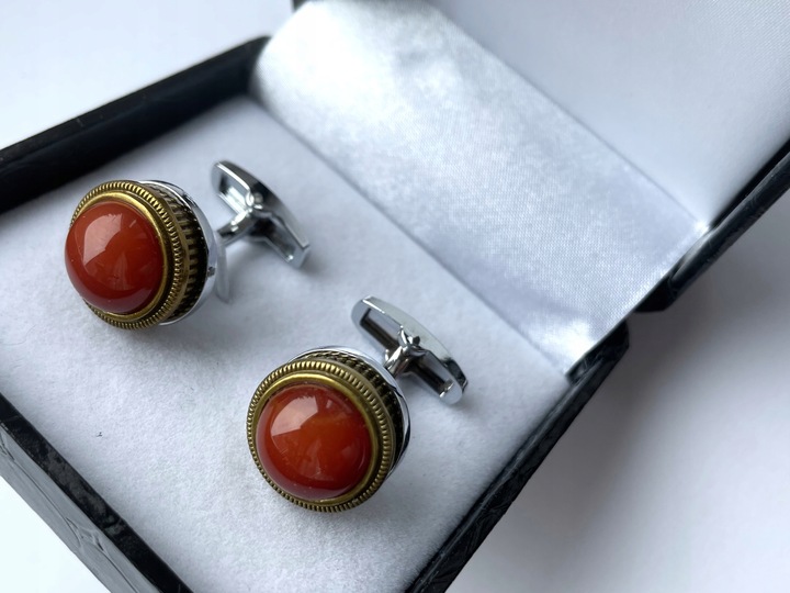 Spinki do mankietów EXC Poker Karty do Gry Kareta 4 Asy 2 Pary dla Szulera